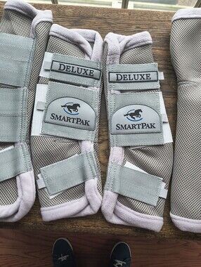 NWT SmartPak Delux Fitted Fly Boots COB Size